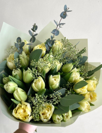 Tulpju pušķis "LEMON GRASS"