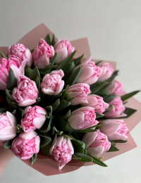 Pildīto tulpju pušķis "FOXTROT"