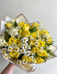 Tulpju pušķis "SUNLIGHT"