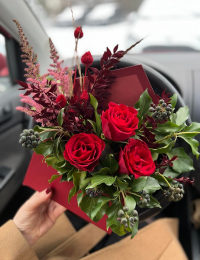 Ziedu kastīte "RED PASSION"